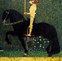 1枚目　グスタフ・クリムト《人生は戦いなり（黄金の騎士）》1903年 愛知県美術館蔵.jpgのサムネイル画像